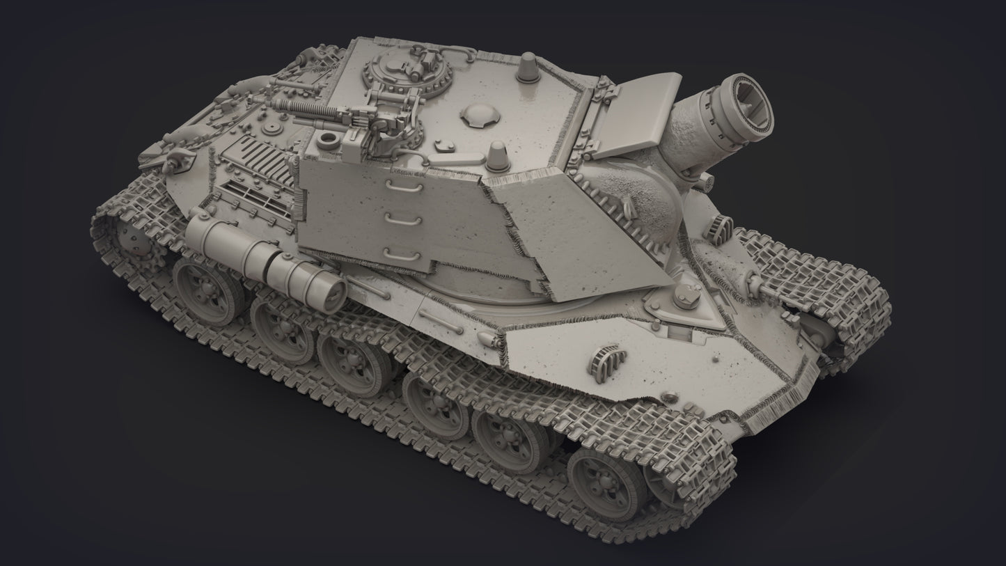 Unpainted SUPER HEAVY TANK OF THE REDS