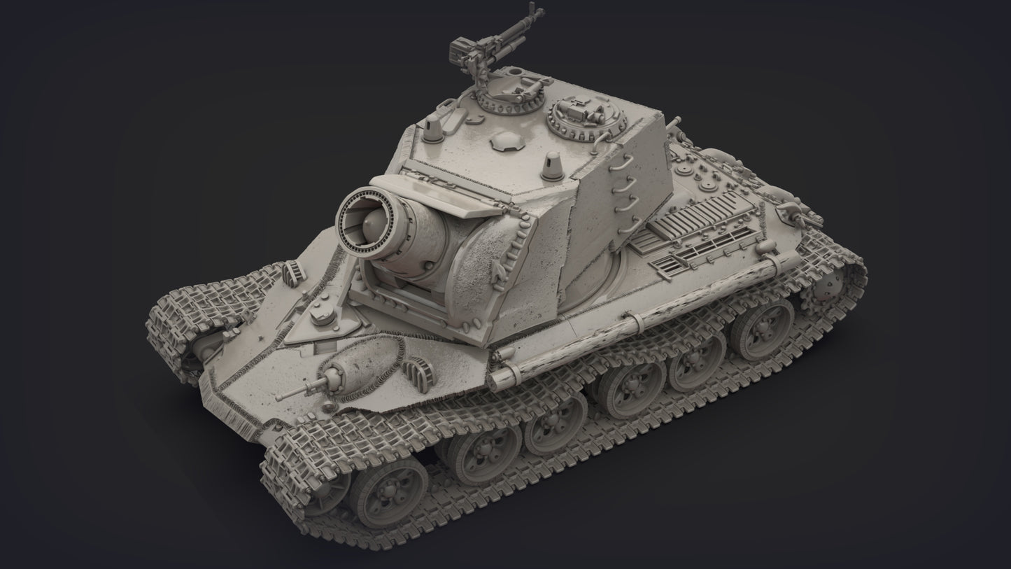 Unpainted SUPER HEAVY TANK OF THE REDS