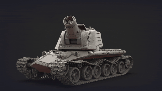 Unpainted SUPER HEAVY TANK OF THE REDS
