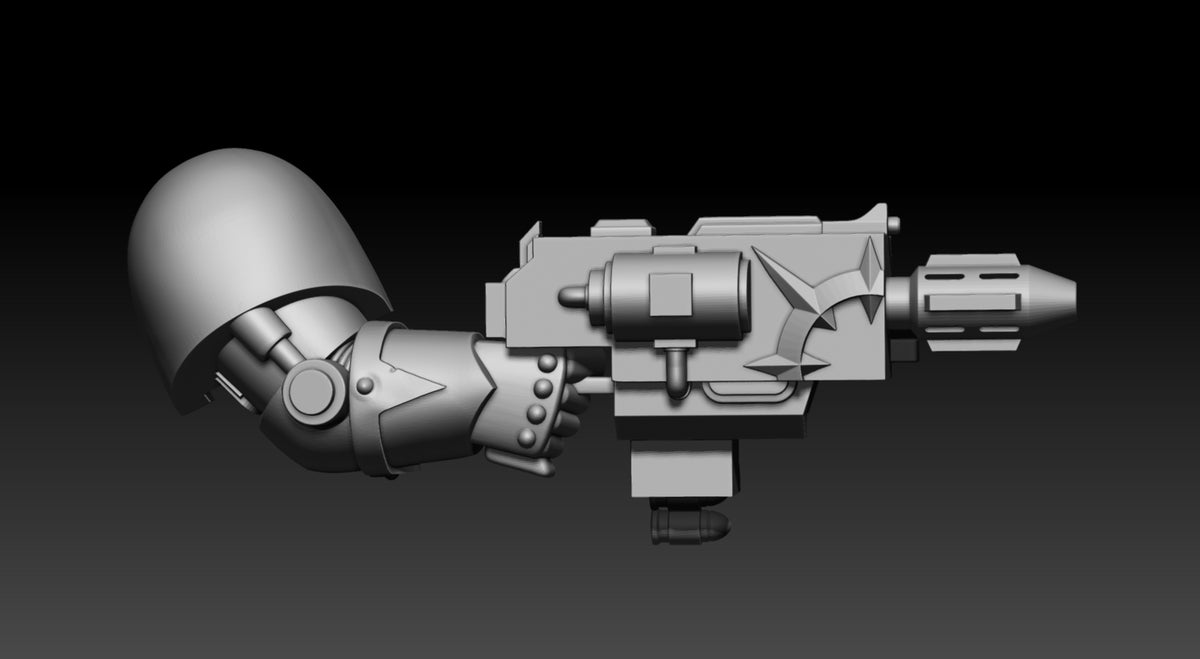 Unpainted Space Bug Terminators of Justice set of 5