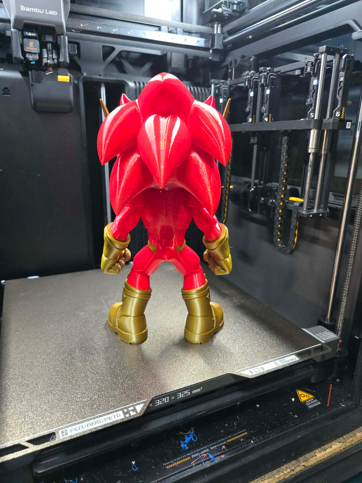 The Flash Red 11 inch FDM PETG model