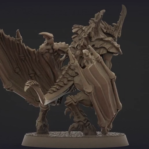 Unpainted Mutant Flying Kommandant