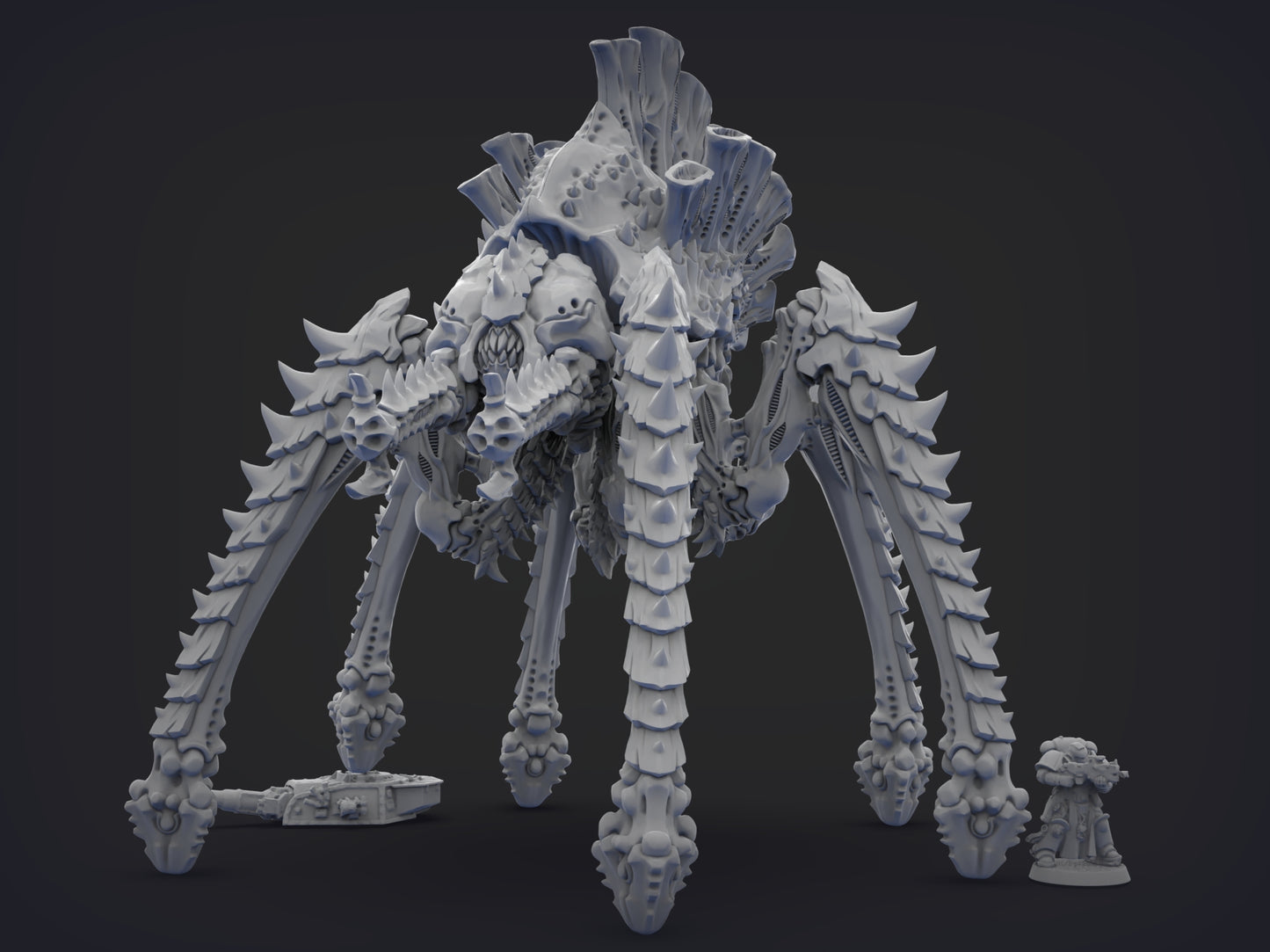 Unpainted Space Spider